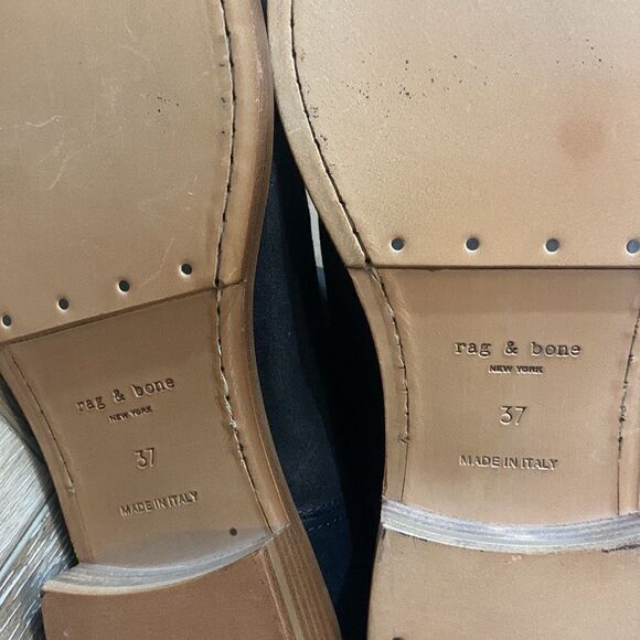 Rag & Bone Holly Suede Flat Ankle Boots - Picture 6 of 7